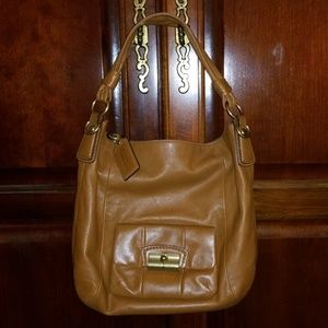 Brown Coach Kristin Hobo